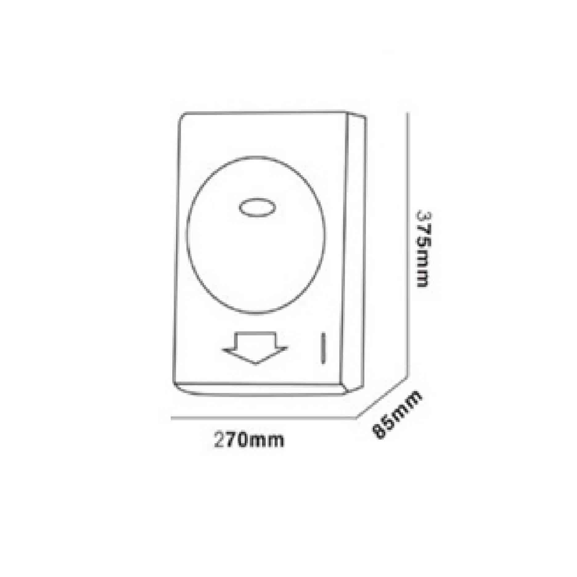 Husky Paper Towel Dispenser White